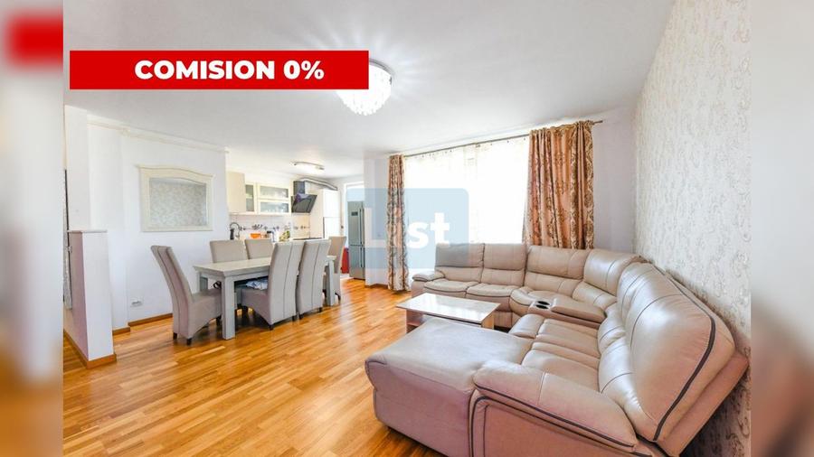 C0MISION 0%! 3 camere 75,5mp, 2 bai, etajul 4/4, imobil 2019, parcare