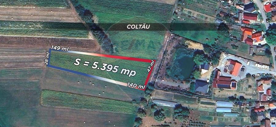 Parcele de teren de vânzare | Coltău | 750-902 mp