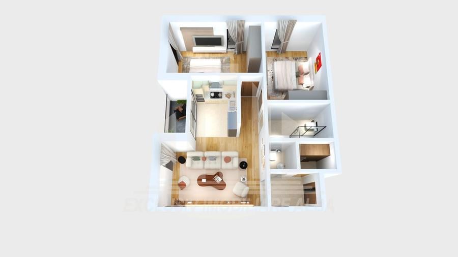 Apartament 3 camere | 62 mp | Etaj 1 | Bloc Nou 2026 | Cetate