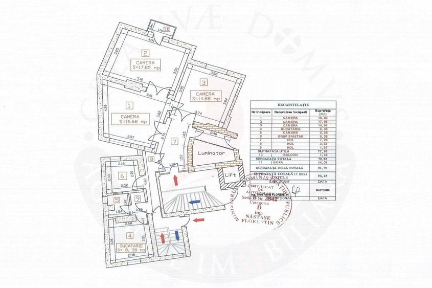 Cotroceni - Spatiu de birouri, 3 camere, 78 mp