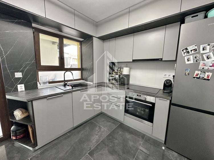 Duplex cu 3 camere si 2 bai complet mobilat si utilat in Giroc.
