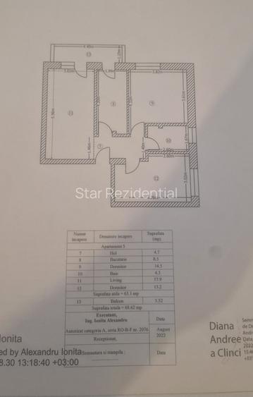 Vanzare ap.3 camere Diamantului Kaufland-Parcare inclusa - 1