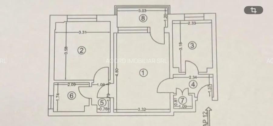 Apartament 2 camere- zona City Mall - 6