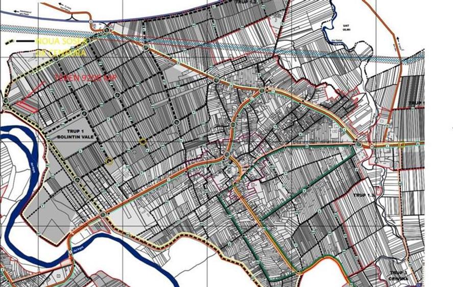 Vanzare teren Bolintin Vale, pentru vile/bloc