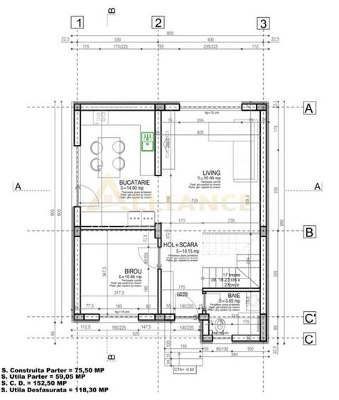 Casa Individuala - 5 camere 3 bai - Teren 300 MP