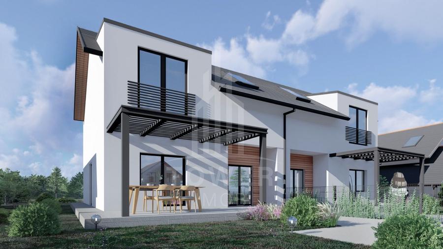 Casă Tip Duplex INDEPENDENTĂ ENERGETIC - Cartier NOU