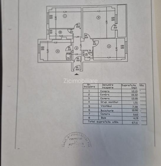 Apartament cu 3 camere și 2 băi în zona Tei Grigorie Ionescu