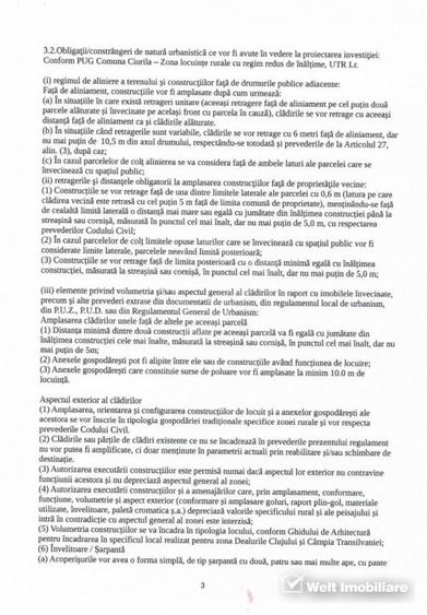 Teren Salicea, asfalt, utilitati, Certificat de Urbanism, 800 mp, 12,3m x 65m
