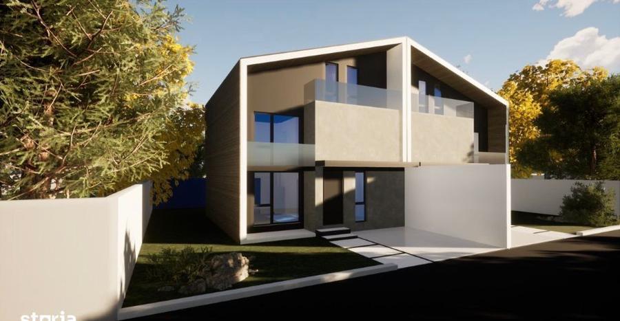 Vilă Premium P+1+M – 5 Camere, 186 mp, 3 Parcări – Pipera Matei Millo