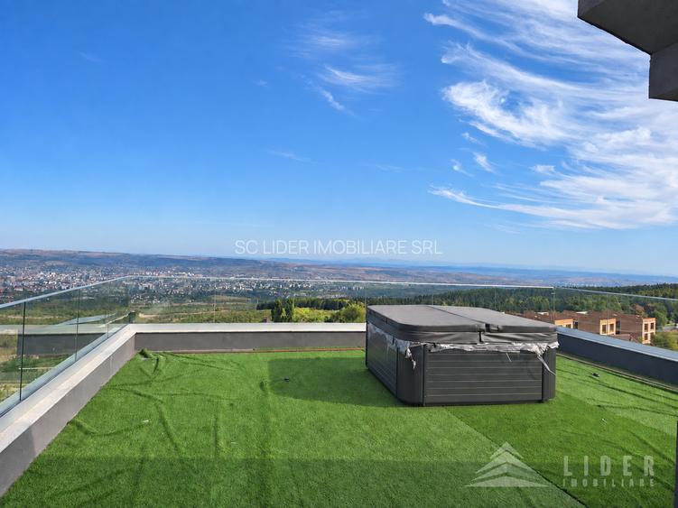 Casa de vânzare în Feleacu | 5 camere, terasă de 95 mp cu jacuzzi