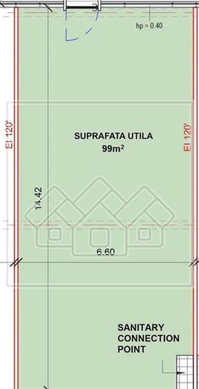 Spatiu comercial - 100 mp - parter - acces stradal - Cisnadie