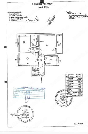 de vanzare apartament 3 camere - 7