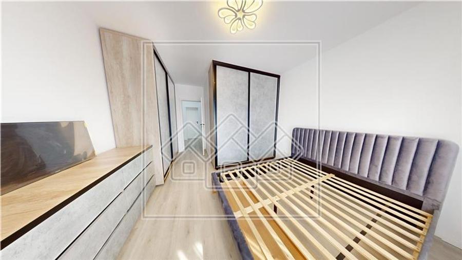 Apart. 3 camere si balcon, 61.2mp utili, predare la alb, Doamna Stanca