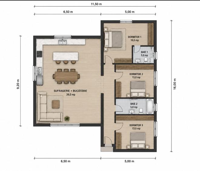 🏡 Complex Rezidențial Premium – 6 case moderne pe parter, zona Lacului Cernica