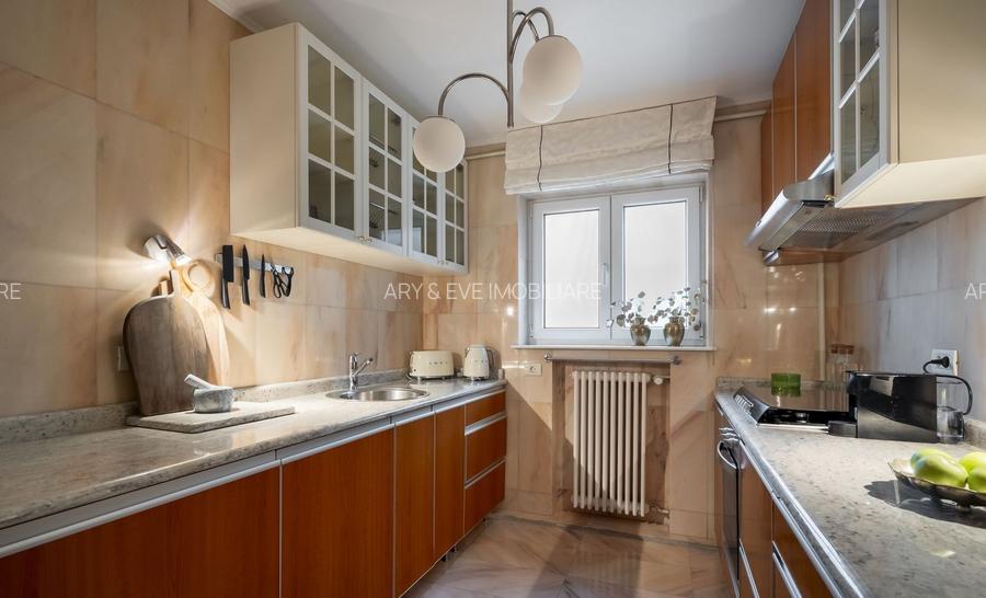 Eleganță interbelică lângă Cișmigiu | 3 dormitoare | Complet mobilat - 9