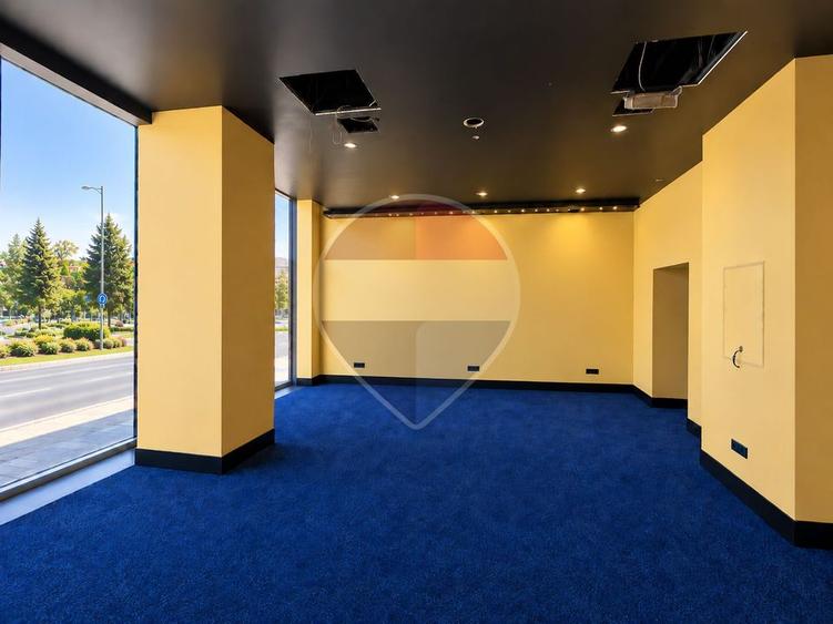 Spațiu comercial stradal, vad excelent, Mărăști, 185mp, de inchiriat
