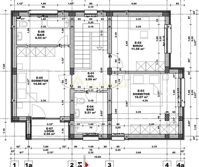 Vila individuala, 4 camere, 3 baie, curte 210mp