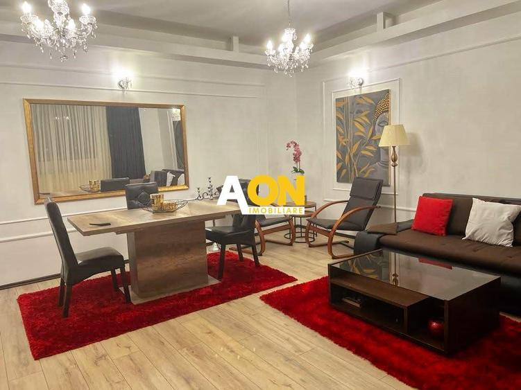 Apartament 3 camere, 95 mp utili + balcon, mobilat si utilat, bloc nou