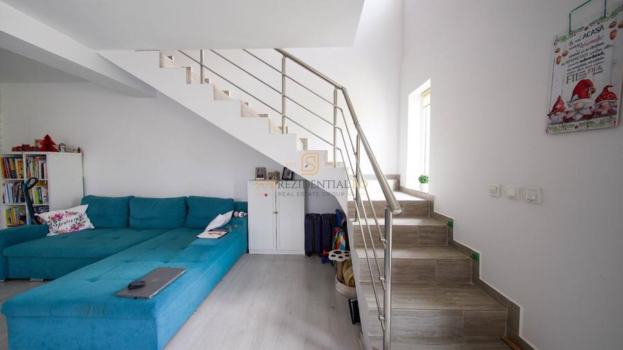 Duplex modern 4 camere + mansardă, complet mobilat – Comuna Berceni