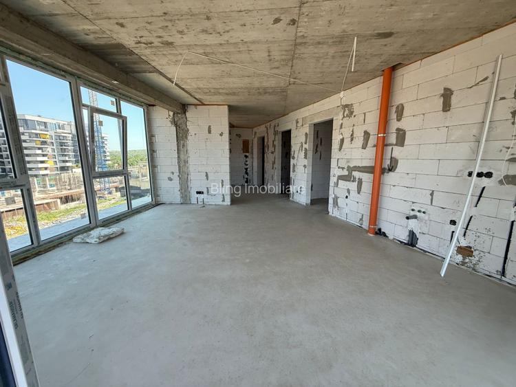 Apartament 2 camere, 58 mp, semifinisat, terasa 20 mp, zona Soporului - 3