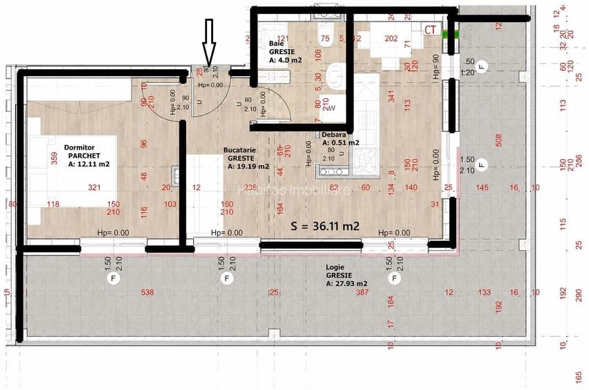 Apartament 2 camere, terasa 28 mp, str Razoare in spate la Vivo Mall - 3
