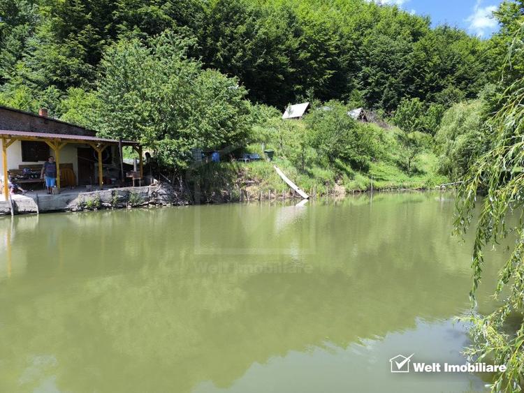 Casa de vacanta, cu lac, 5640 mp teren, Huta, com. Chiuiesti, jud. Cluj