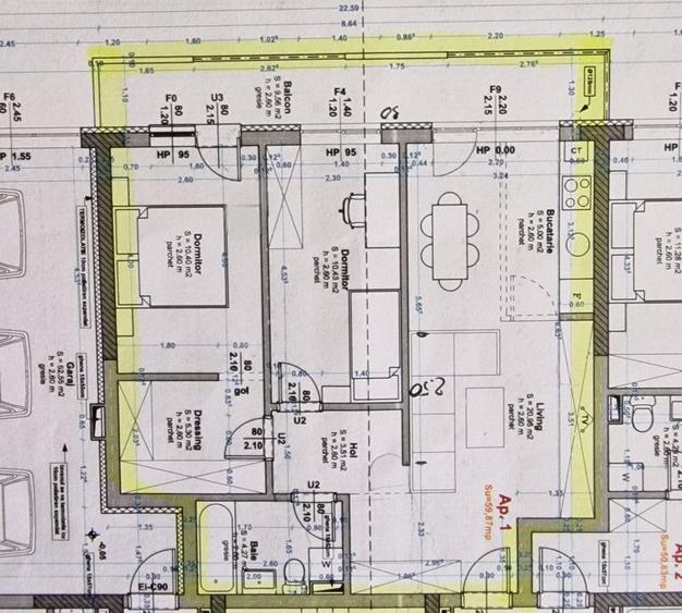 Apartament 3 camere - prima inchiriere - Magnolia