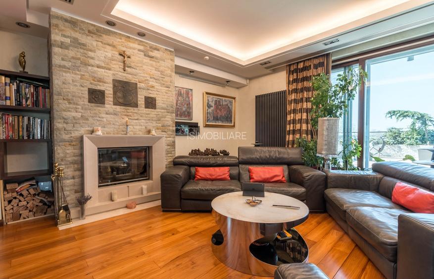 Penthouse parc Herastrau sos Nordului + 400 mp curte cu piscina - 6