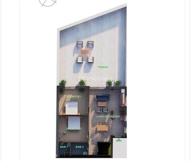 Apartament de 3 camere tip penthouse Carol Viilor - 6