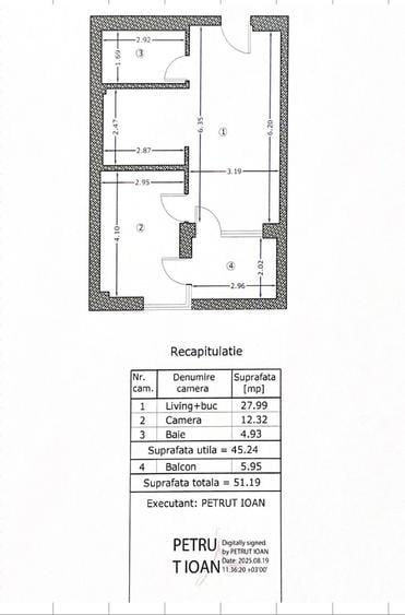 Apartament 2 camere City Point cu parcare subterana