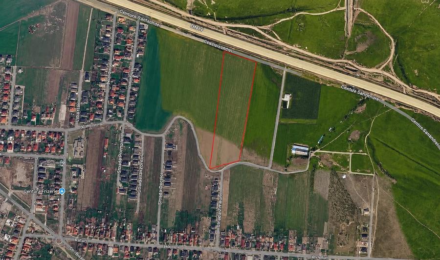 Teren intravilan de vanzare in Santandrei, rezidential sau industrial la Centura