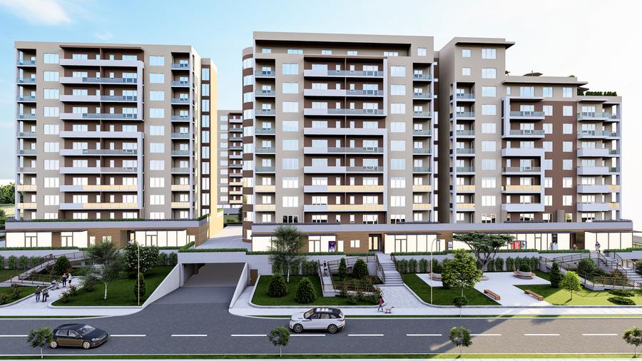 Penthouse Premium 4 camere 205,41 mp + 32.00 mp terasa, Armonia Residence