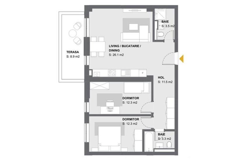 APARTAMENT NOU, CENTRALA PROPRIE, COMISION 0%