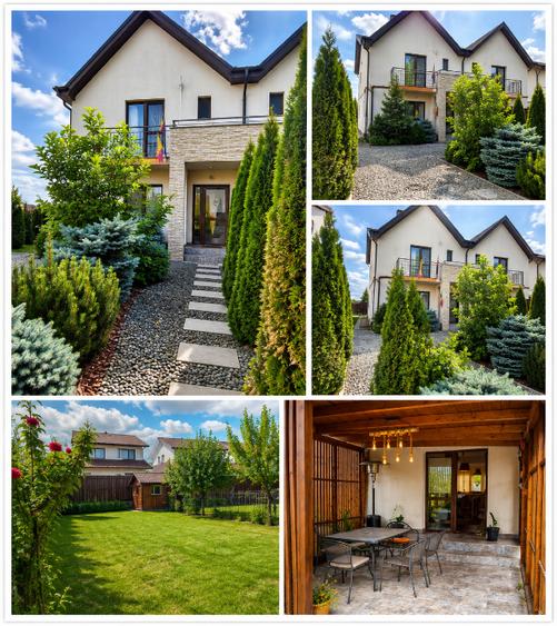 Casa modern complet mobilata si utilata-terasa amenajata-Sanpetru Brasov