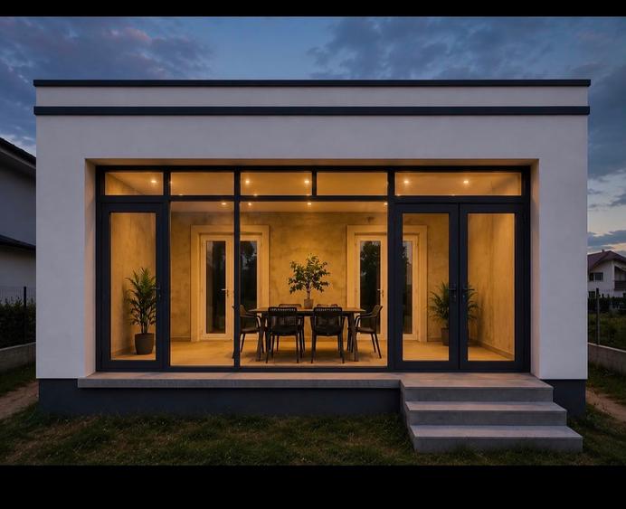 Casă Premium Parter – Midia Sat, Năvodari  | Teren în proprietate