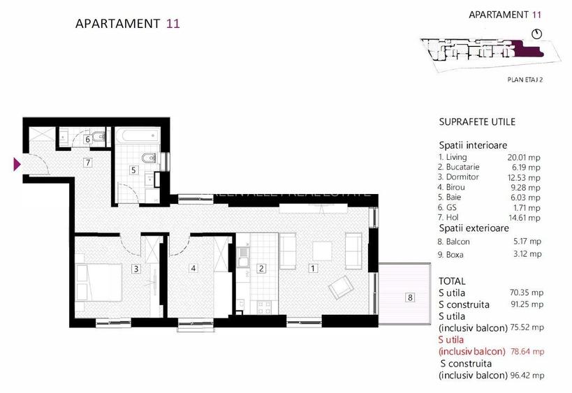 3 CAMERE || LOCATIE ULTRACENTRALA || BLOC BOUTIQUE || VEDERE LIBERA - 1