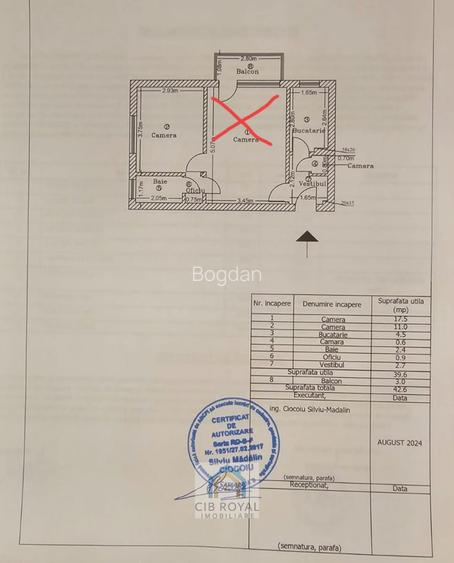 Vând apt. 2cam. Floreasca-Barbu Văcărescu, Str. J. Sebastian Bach, 12min. metrou - 12
