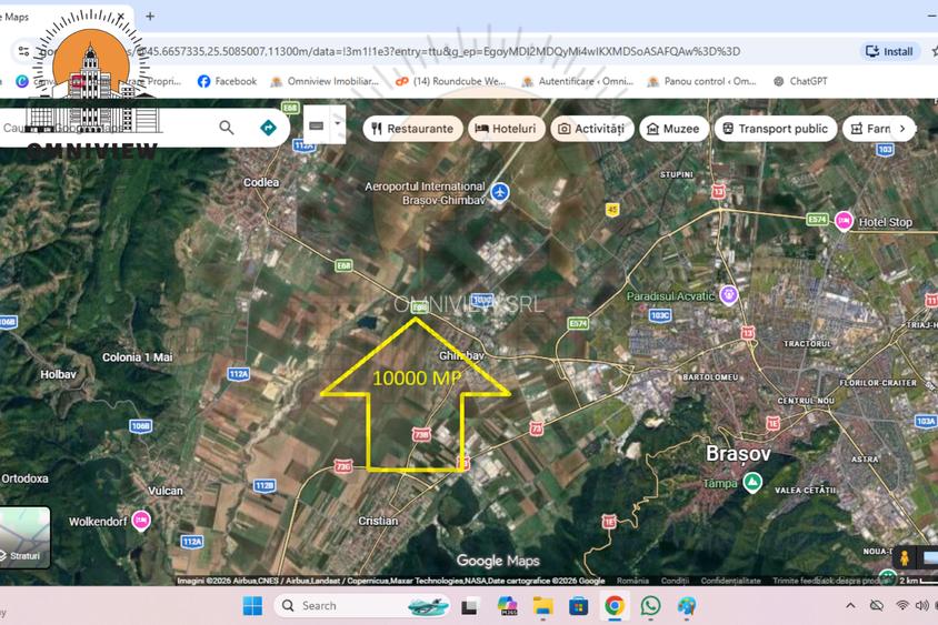 Teren 10.000 mp Ghimbav – deschidere DN1 (E68) – investiție sigură - 2