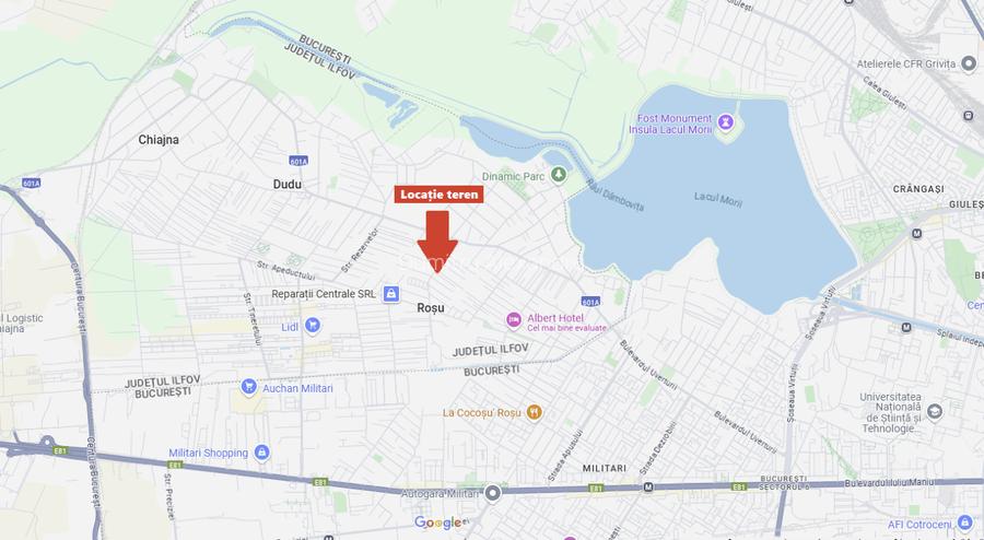 intravilan 720mp, fațadă 58m, vânzare, schimb cu garsoniere sau spațiu comercial - 3