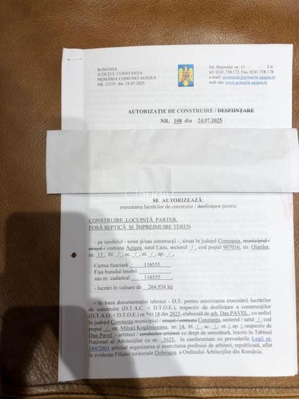 Teren de vânzare Sat Lazu, Comuna Agigea - 6