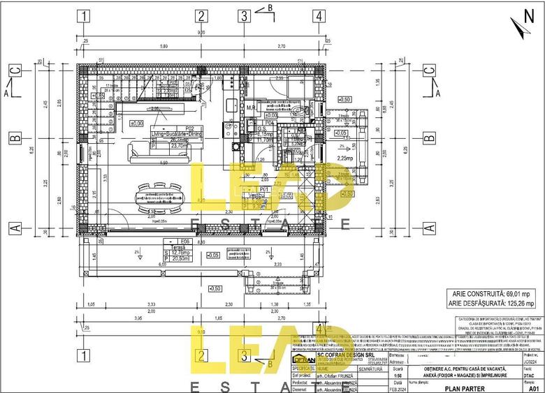 Comision 0%, Casa in constructie P+M, 80 mp utili, cu foisor si teren 504 mp - 5