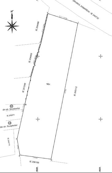 Teren de vânzare – 3.100 mp –Zona Giulești – Deschidere 25 ml la Drumul Săbăreni - 7