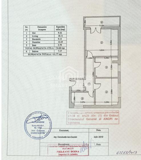 Apartament 2 camere decomandat - Fizicienilor - Bloc Nou - Mobilat - 13