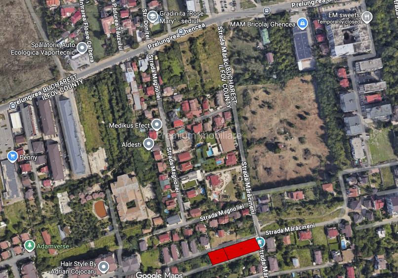 Loturi de teren pentru casă /  P+1+M / 607mp  / Maracineni / Prelungirea Ghencea - 2