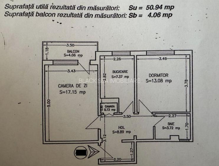 Apartament 2 camere, Bd Tomis zona Rustic, renovat, utilat - Ocazie - 7