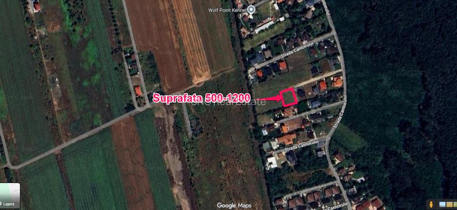 De vanzare teren intravilan intre 500-1200 mp langa padure - 3