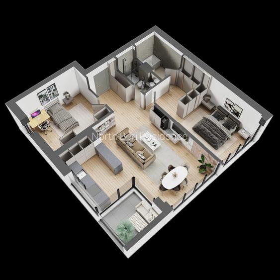 Apartament de lux cu 3 camere în Complexul Rezidențial NORTH BERI - 1