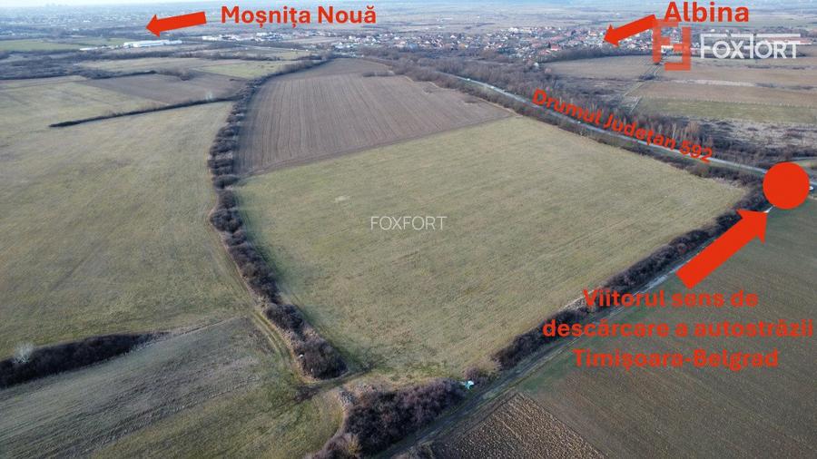 COMISION 0% Parcela Teren industrial cu utilitati, acces TIR - Mosnita - 3