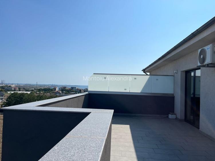 Apartament 2 camere + TERASĂ 50 mp | VEDERE LA MARE | Steaua de Mare | Mobilat  - 8