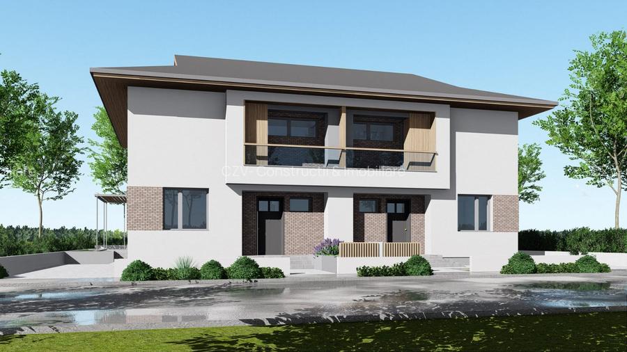 Proiect imobiliar : Duplex modern cu dormitor la parter si mansarda locuibila - 8